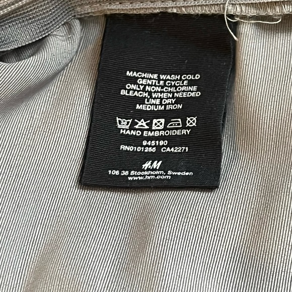 H&M Grey Dress Size 4 - Picture 5 of 5